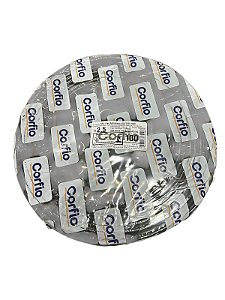 CABO FLEXIVEL 750V 2,5MM 100 METROS CORFIO PRETO