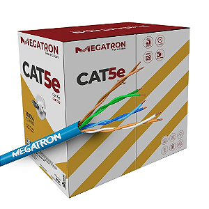 CABO CAT5E AZUL 305 METROS MEGATRON