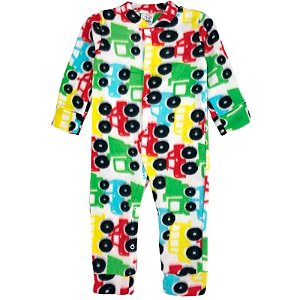 Macacão Soft Bebê Menino Carrinhos