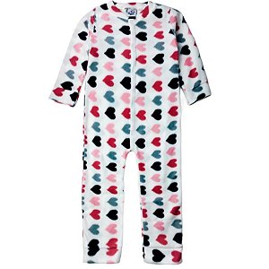 Macacão Infantil Menina Coraçõezinhos