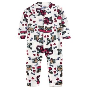 Macacão Soft Bebê Menina Doguinho Off