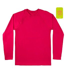 Camiseta Lycra Infantil UV UPF 50+ Pink