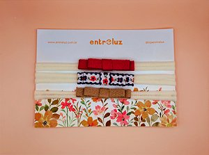 Trio fita de gorgurão