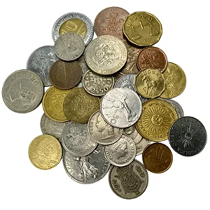 Lote - 20 moedas Estrangeiras (diversas)