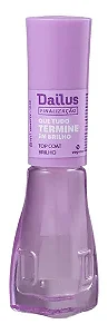 ESMALTE TOP COAT BRILHO - QUE TUDO  TERMINE EM BRILHO