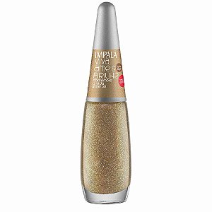 Esmalte Impala Viva, Ame e Brilhe Glitter 3D - Comemore a Vida