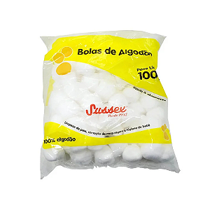 SUSSEX ALGODAO HIDR BOLA BRANCA 100G
