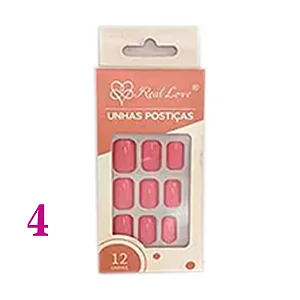 UNHAS POSTICAS EM PLASTICOS REAL LOVE