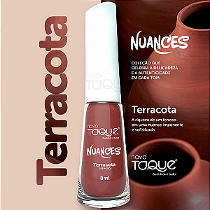Esmalte Novo Toque Brilho Terracota