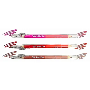 Lápis Labial Duo Com Apontador Unidade - Mia Make