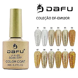ESMALTE GEL DAFU DF-EM12OR UV&LED RIO DE OURO 8ML