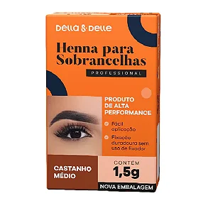 HENNA SOBRANCELHAS 1,5G DELLA & DELLE