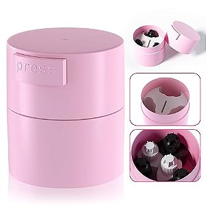 Eyelash Glue Storage Tank Rosa