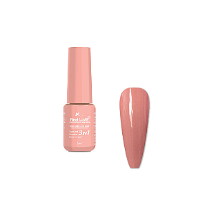 Esmalte em Gel 3 em 1 - Cor 016 Base/Esmalte/Top Coat - Real Love