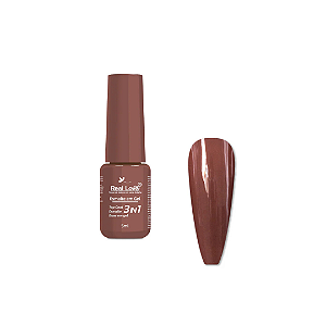 Esmalte em Gel 3 em 1 - Cor 040 Base/Esmalte/Top Coat - Real Love