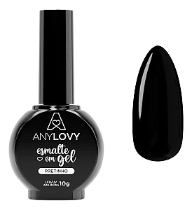 Pretinho Esmalte Em Gel Anylovy 10g Cor Pretinho 10g