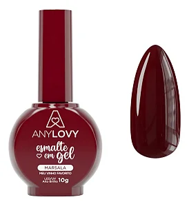 Marsala Meu Vinho Favorito Esmalte Gel Anylovy 10g