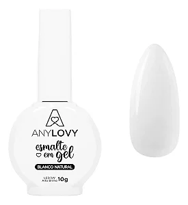 Blanco Natural 10g - Esmalte Em Gel Anylovy Cor Branco