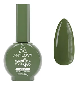 Esmalte Gel Verde Faz Todo Sentido Anylovy 10g