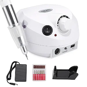 Porquinho Nail Drill 50.000 RPM Profissional Lixadeira Elétrica para Unhas Gel, Acrílico e Fibra
