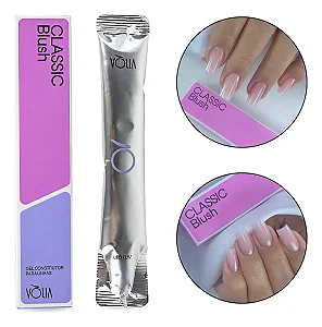 Sachê Refil Gel Led Uv Unhas Fibra, Classic Blush 14g, Vòlia