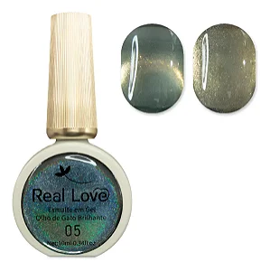 Esmalte Em Gel 10ml - Olho De Gato Brilhante 05 - Real Love