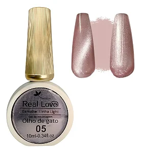 Esmalte Em Gel 10ml - Olho De Gato Brilhante 05 - Real Love