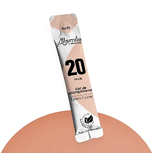 Refil de Gel de Modelagem 15ml – Linha Classic – Allsmile by Real Love – Cor 20