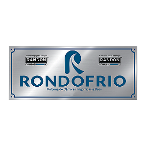 Placa Furgões e Carrocerias Alto Relevo