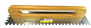 Desempenadeira de Aço Dentada 12x50cm
