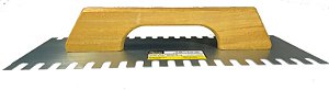 Desempenadeira de Aço Bidentada 12x49cm