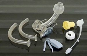 Cânula de Traqueostomia 10.0mm Com Balão Com Cânulas Internas e Acessórios - BCI