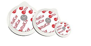 Eletrodo P/ Monitorização Cardíaca Neonatal C/ 50 Unidades - VitalCor