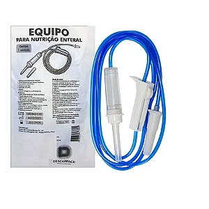 Equipo Alimentação / Dieta Enteral Bico Slip Unidade - Descarpack