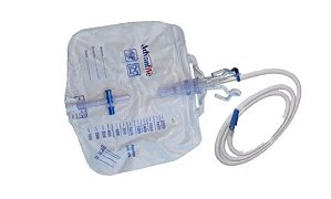 Bolsa Coletora de Urina Sistema Fechado 2000ml C/ Câmara de Pasteur - Advantive