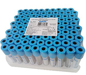 Tubo Citrato à Vácuo - Plástico 1,8ml C/ 100 Unidades - Labor Import