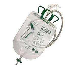 Bolsa Coletora de Urina Sistema Fechado 2000ml - Vital Gold