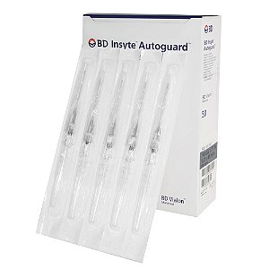 Cateter Insyte Autoguard Intravenoso 16G x 1.16 C/ 50 Unidades - BD