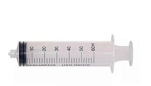 Seringa de 60ml Bico Luer Lock - Unidade - Descarpack