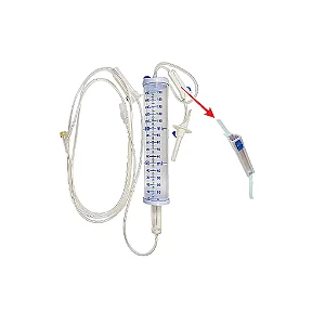 Equipo Bureta Com Câmara Graduada 150ml Unidade - Descarpack
