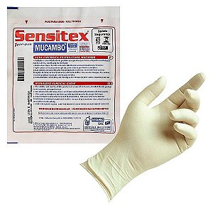 Luva Cirúrgica Estéril com Pó (par) 6.5 Sensitex - Mucambo