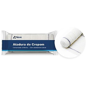 Atadura Crepom 30cm x 1,8m - Unidade - Neve