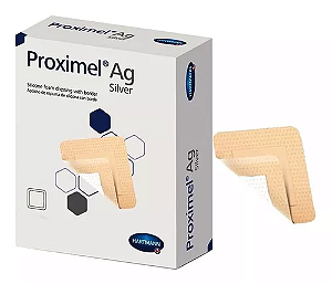 Curativo Espuma Com Silicone 10 x 10cm Proximel Ag Silver - Unidade - Hartmann