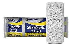 Atadura Gessada Branca 6cm x 2m Unidade - Polarfix