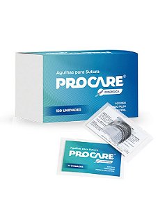 Agulha Para Sutura 3/8 B-16 C/ 120 Unidades - Procare