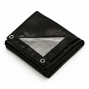 Lona Multiuso Impermeável 3,55x7 310 | Prata - ilhós 0,30cm
