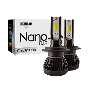 Kit 2 Lâmpada LED Nano Plus H7 30w 27.000lm 12v 6500k
