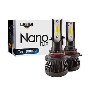Kit 2 Lâmpada LED Nano Plus 9005 30w 27.000lm 12v 8000k