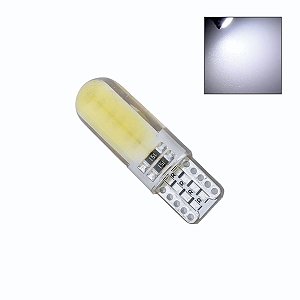 Lâmpada LED T10 Silicone COB 24v Branca
