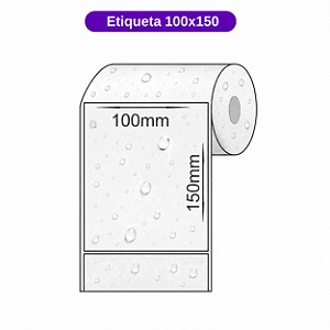 Rolo Etiqueta 100x150 - BOPP
